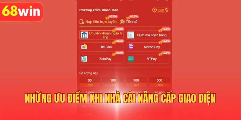 Những ưu điểm khi nhà cái nâng cấp giao diện